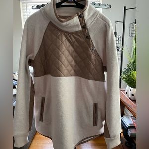 Abercrombie & Fitch fleece half snap